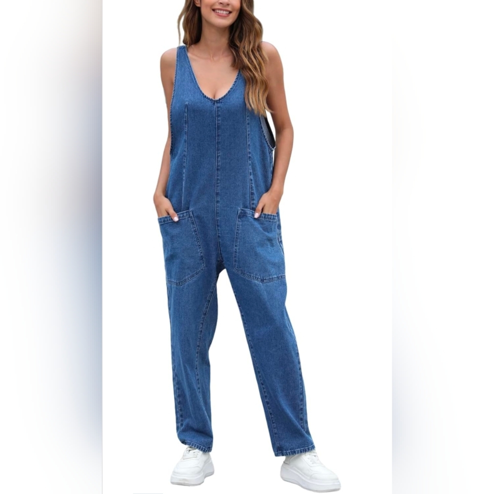 Greaidea- High Roller Denim Jumpsuit